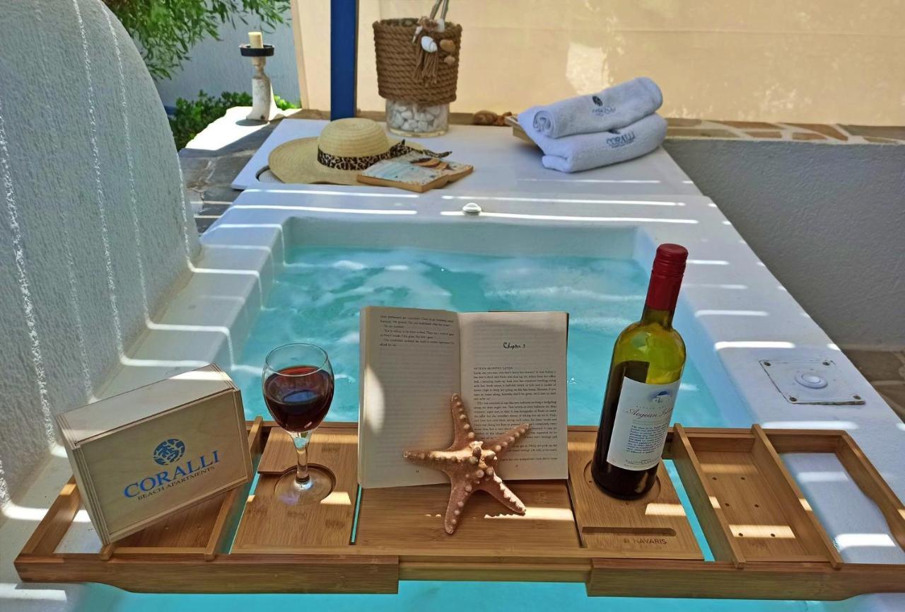 Coralli Beach Apartments Mikri Vigla Extérieur photo