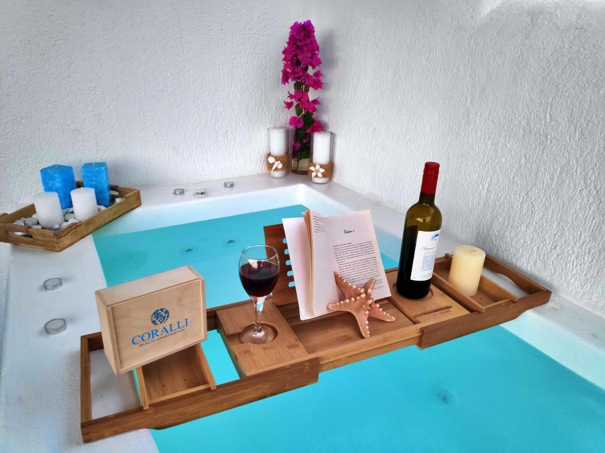 Coralli Beach Apartments Mikri Vigla Extérieur photo