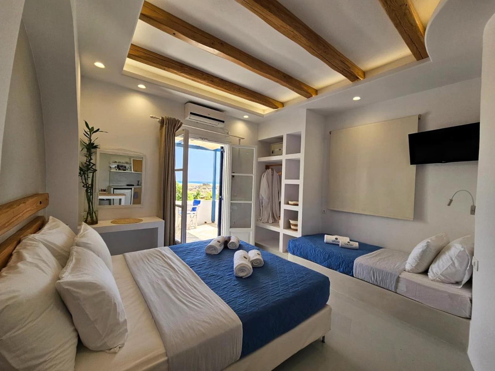 Coralli Beach Apartments Mikri Vigla Extérieur photo