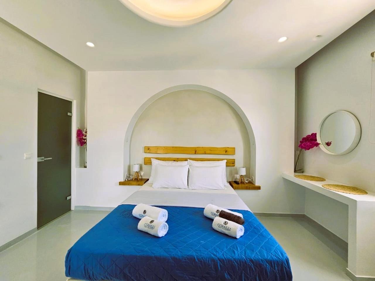 Coralli Beach Apartments Mikri Vigla Extérieur photo